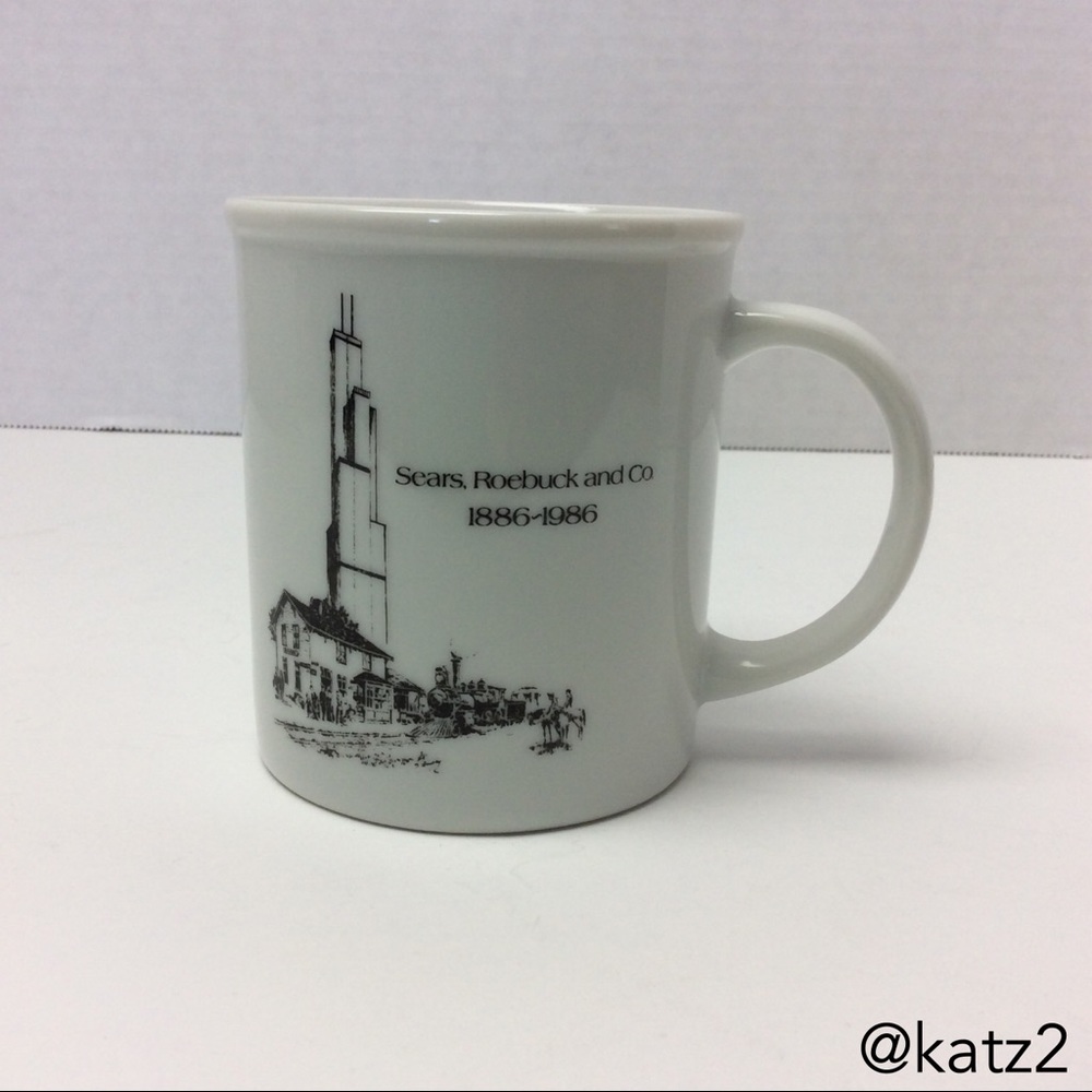 Sears Vintage 1886-1986 Anniversary Cup